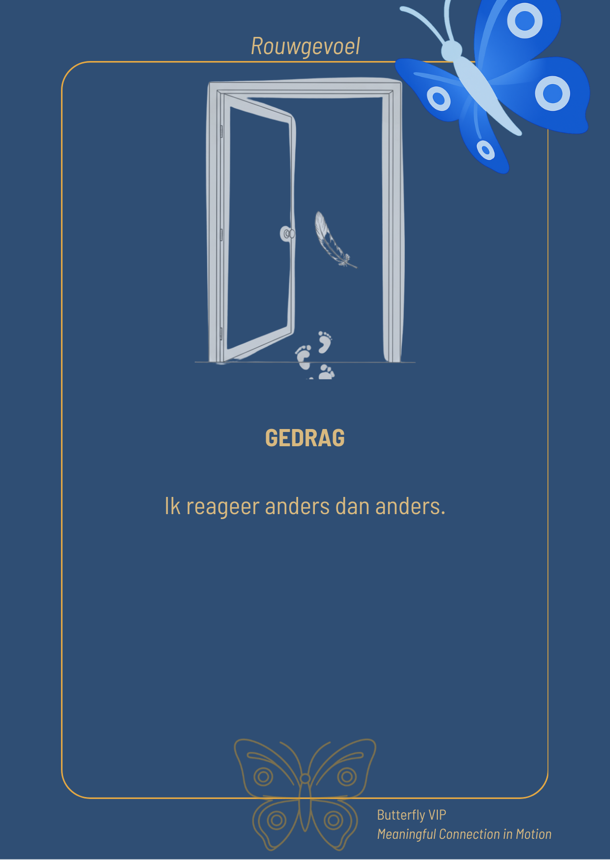 Betekeniskaarten - Rouwgevoel - Gedrag